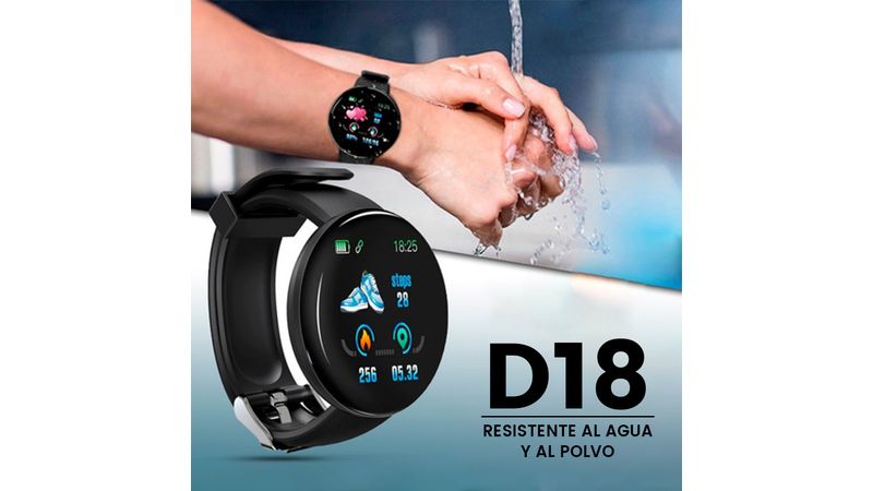 Smartwatch d18 2024 características