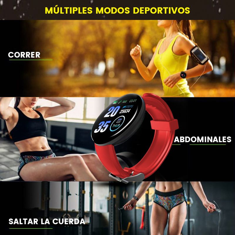 Smart Bracelet D18 Verde