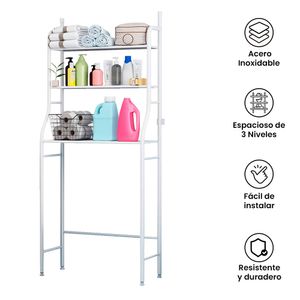 Estante Organizador de Baño 3 Niveles