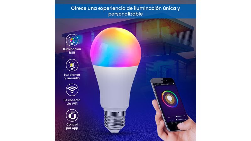 Limsa - Foco LED de luz inteligente WiFi con cambio de color ES