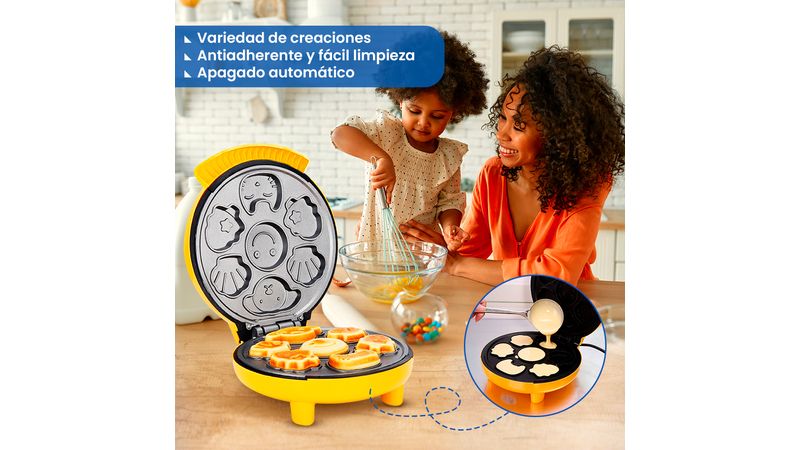 Maquina Para Hacer Pancakes Antiadherente 4 Moldes GENERICO