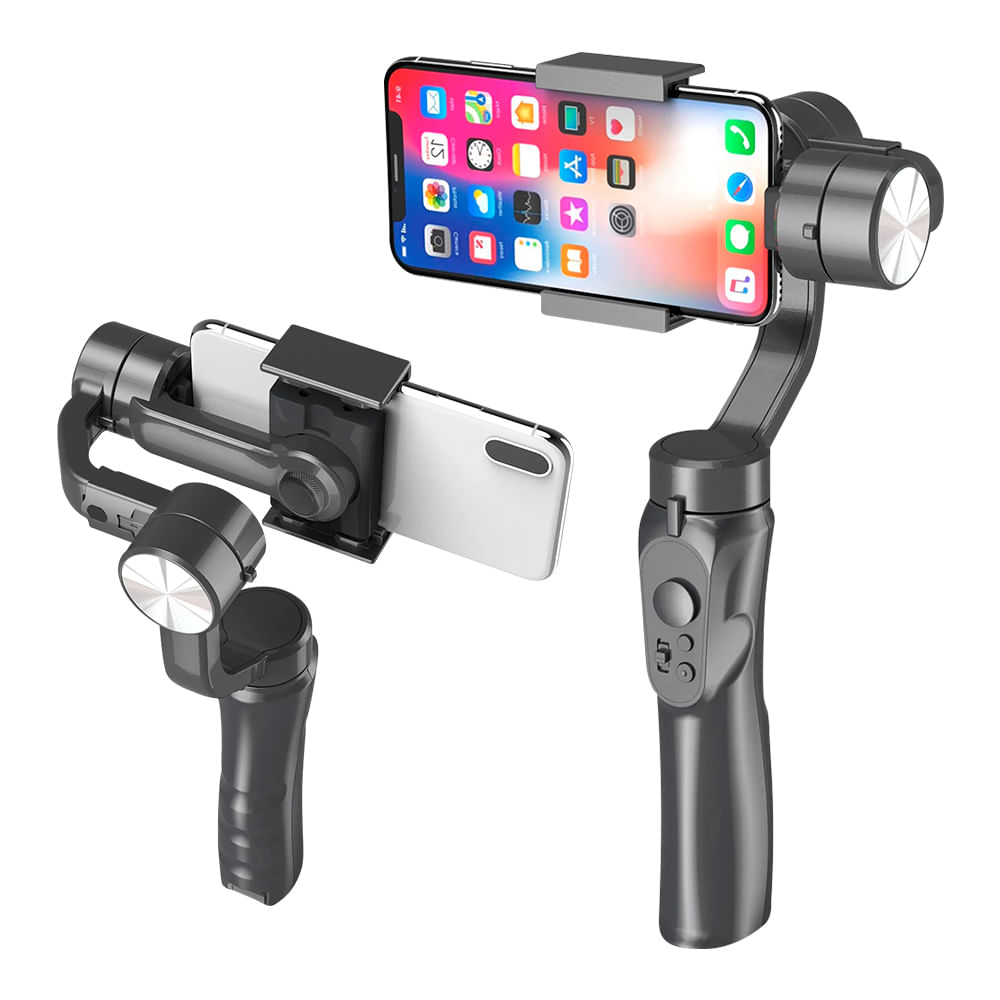 Estabilizador Video Profesional Palo Selfie con Giro iOS/Android