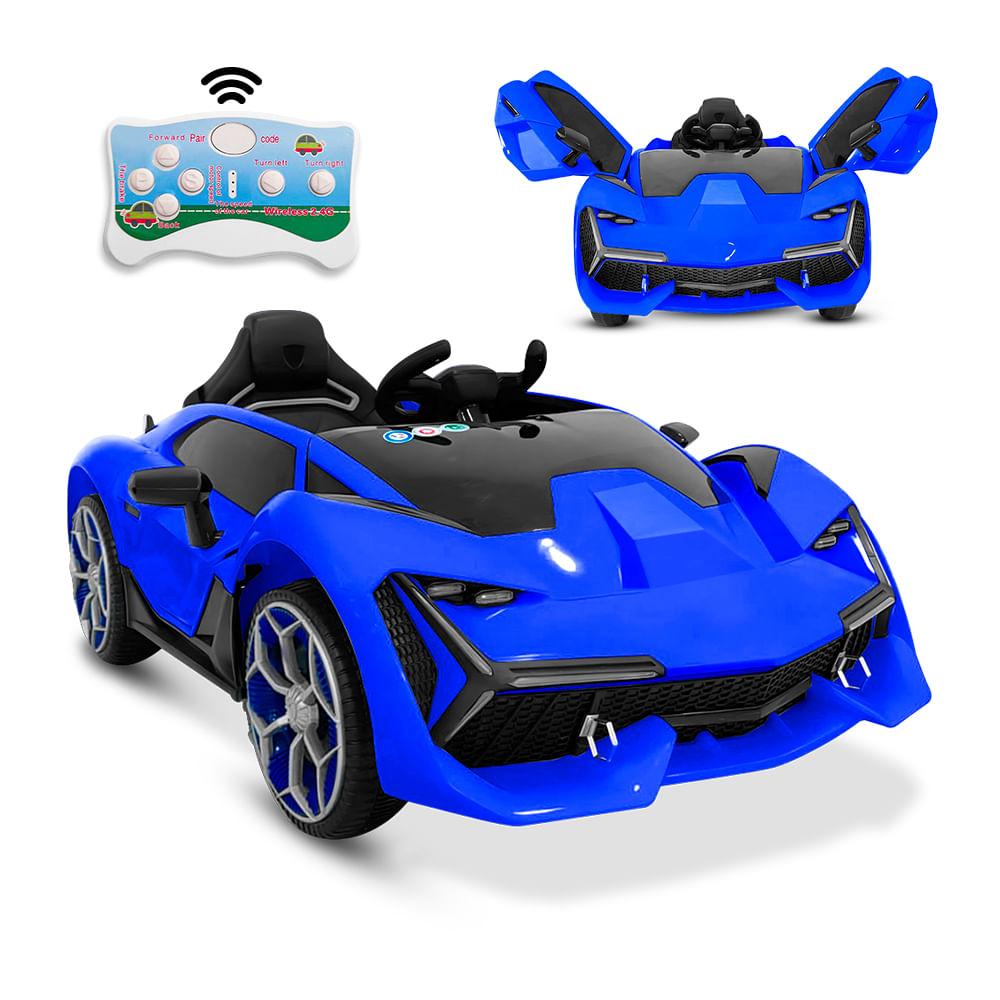 Carro azul para niños sale
