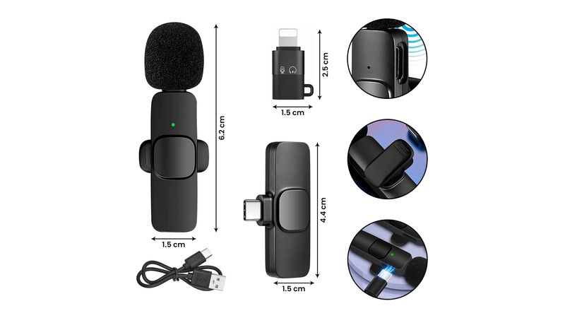 Micrófono Bluetooth K8 USB Tipo-C