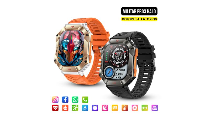 Smartwatch fashion militar